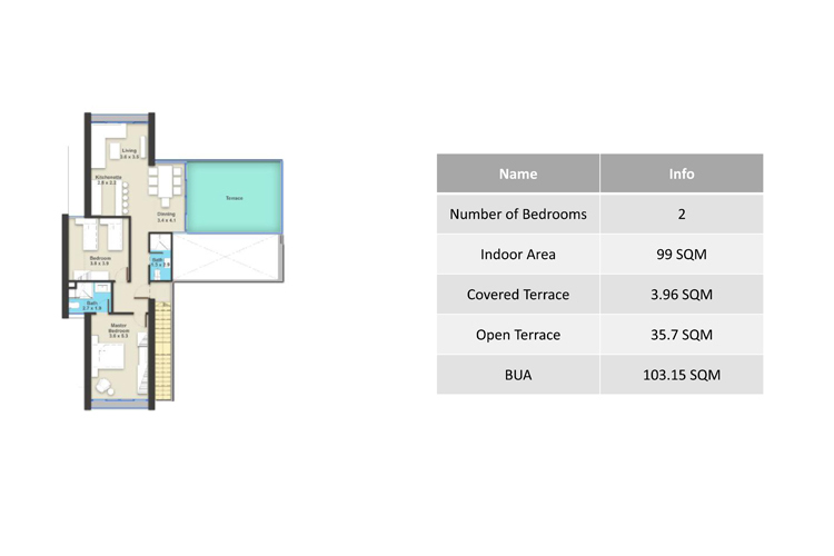 2BR Chalet with Garden & Partial seaview - 3